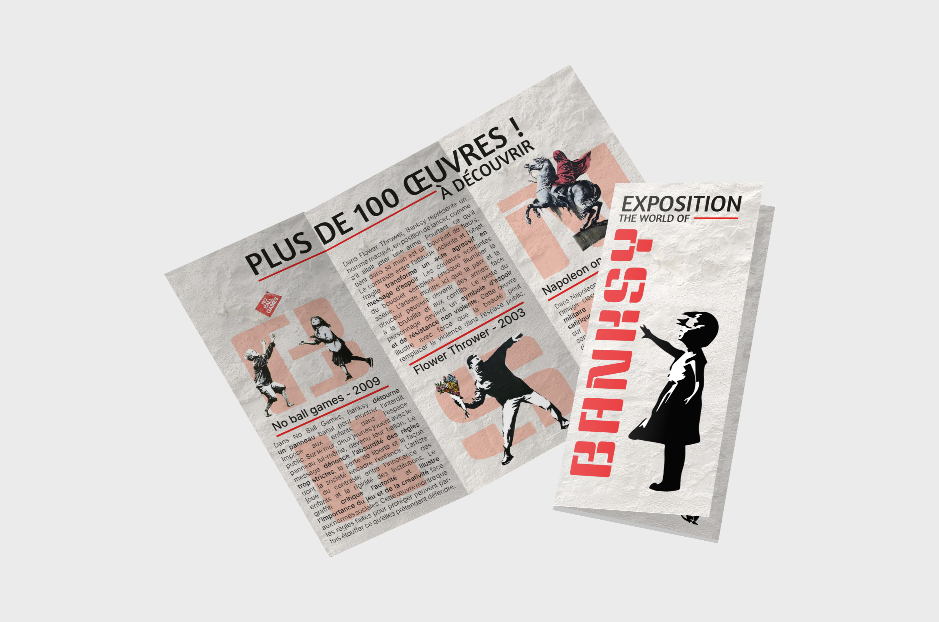 page 1 dépliant Banksy